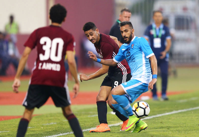"الوحدة يصعد إلى نهائي الكأس على حساب دبا ـــ تصوير: زيشان احمد"
