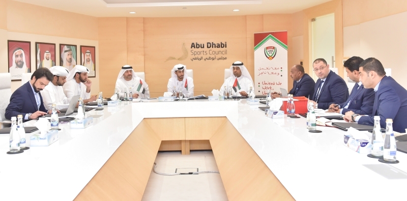 "جانب من الاجتماع التنسيقي في أبوظبي | البيان"