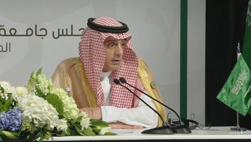 الجبير: النظام الإيراني يسعى لإشعال الفتن الطائفية والسيطرة