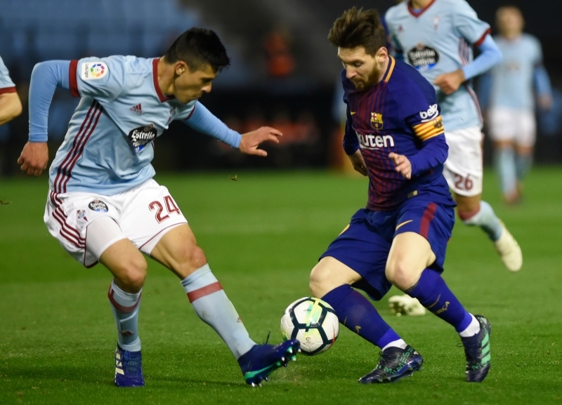 "سيلتا فيغو فرض التعادل على برشلونة | أ ف ب"