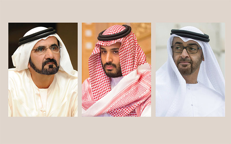 محمد بن راشد في رائعته الشعرية الجديدة:  بنْ زايدْ وبِنْ سَلمانْ
