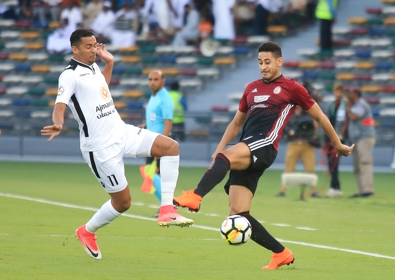 "عجمان فرض كلمته في ملعب الوحدة | تصوير: سيف الكعبي"