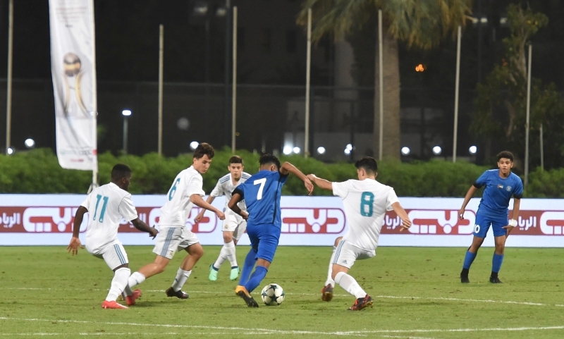 "من مباراة النصر مع ريال مدريد"