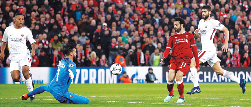 محمد صلاح يعاقب روما