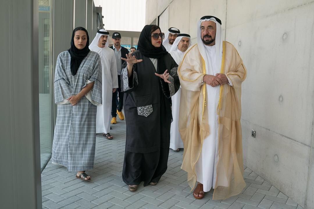 حاكم الشارقة يفتتح مشروع "الغرفة الماطرة"