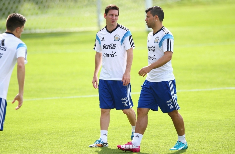 "ميسي وأغويرو ثنائي في المنتخب الأرجنتيني يصعب اجتماعه على مستوى الأندية | أرشيفية"