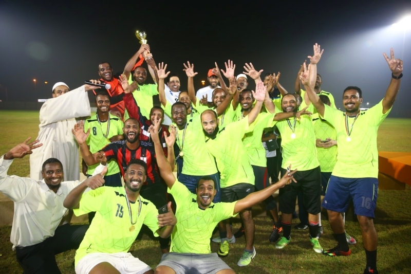 "من احتفال فريق الجالية السودانية باللقب | البيان"