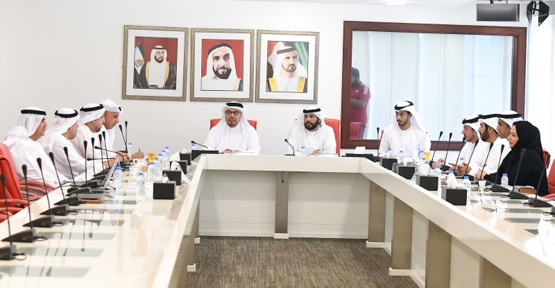"مروان بن غليطة مترئسا اجتماع اتحاد الكرة | البيان"