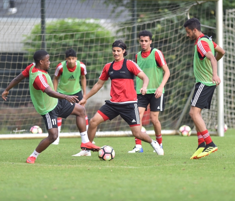 "جانب من تدريبات سابقة للمنتخب الأولمبي | أرشيفية"