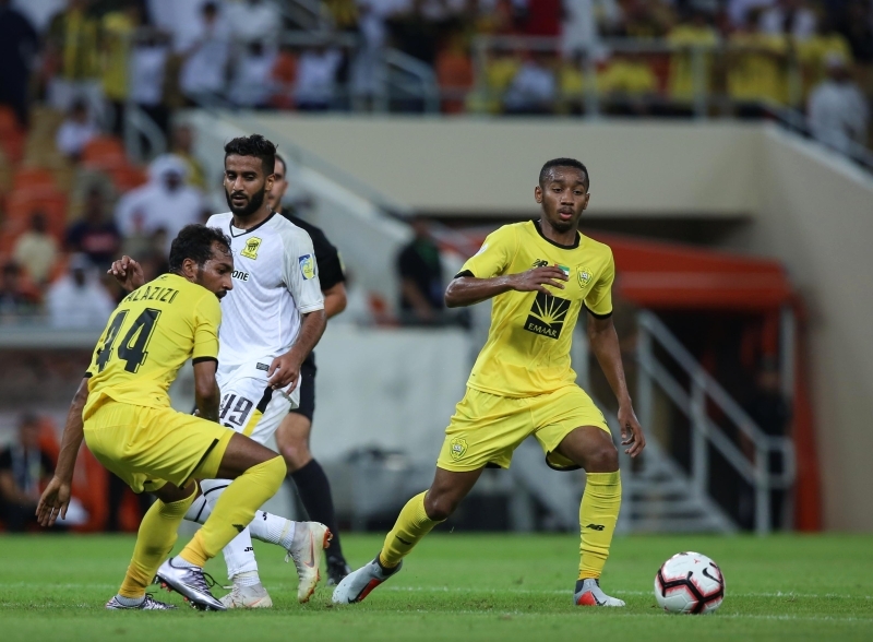 "جانب من لقاء الوصل بنظيره اتحاد جدة في لقاء الذهاب | البيان"