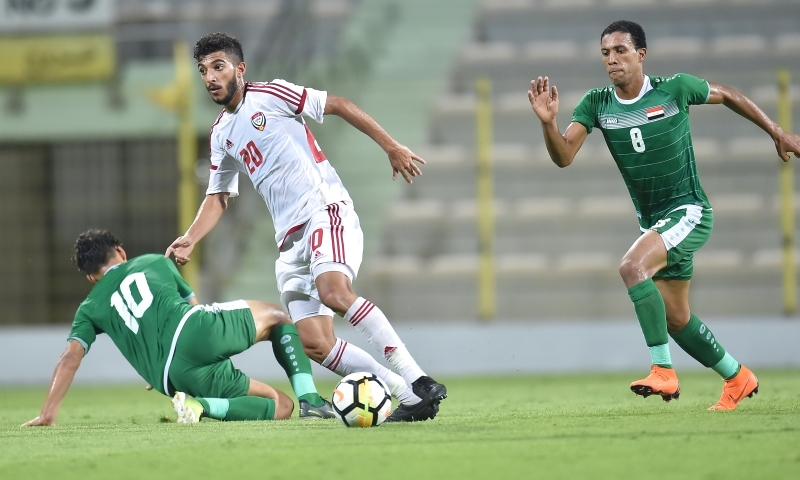 "\\\"الأبيض الشاب\\\" استفاد الكثير من الاحتكاك مع نظيره العراقي تصوير: هشام تكنوين"