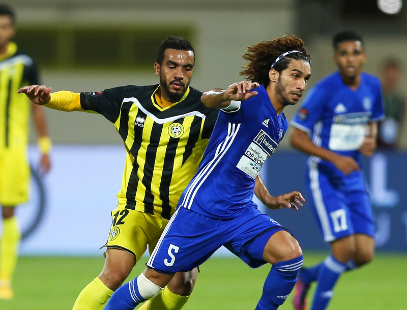 "من لقاء سابق بين النصر واتحاد كلباء"