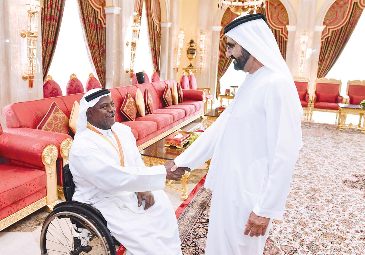أصحاب الهمم: شكراً محمد بن راشد