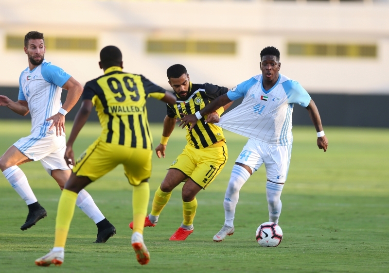 "من لقاء كلباء وبني ياس في كأس الخليج العربي | تصوير: زيشان أحمد"