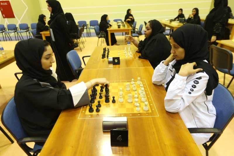 "أمل العارف تميزت في جولة الشطرنج | البيان"