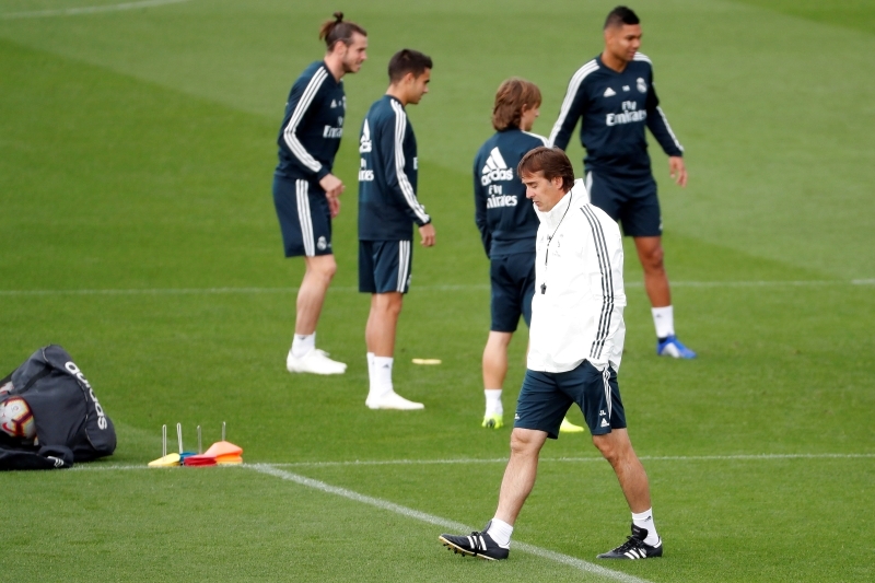 "لوبيتيغي خلال تدريبات ريال مدريد الأخيرة | إي بي إيه"