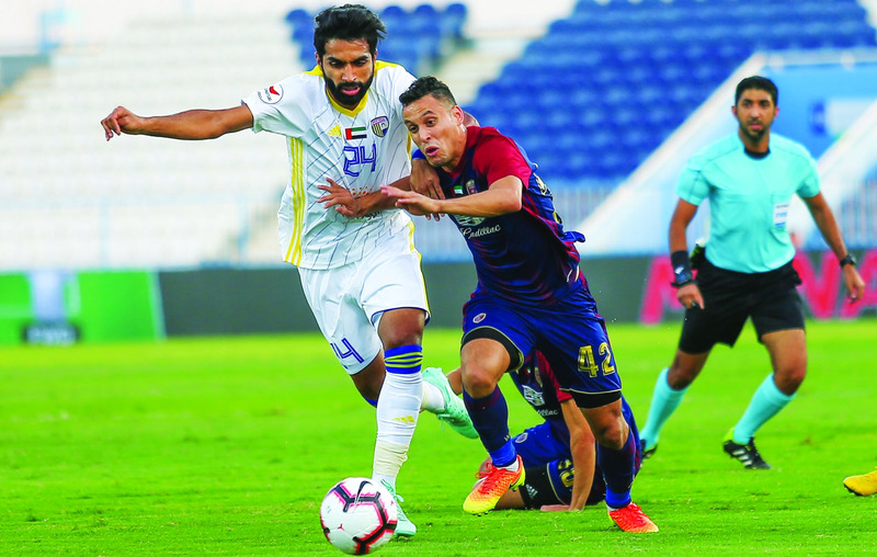 "من مباراة الوحدة والظفرة في الدوري | البيان"
