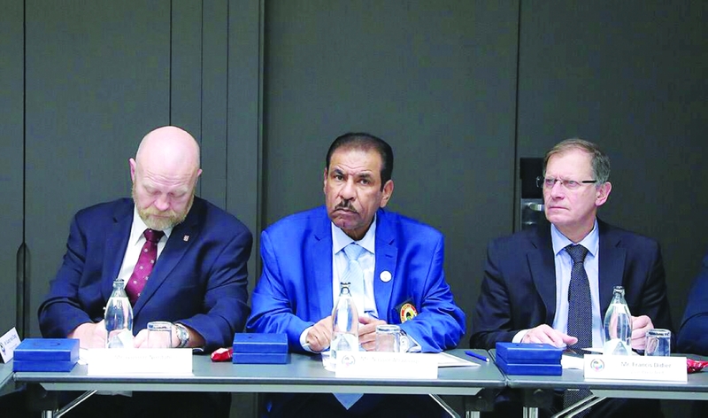 "ناصر الرزوقي خلال انتخابات الجمعية العمومية للاتحاد | البيان"