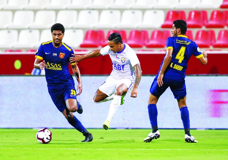 "العين تأهل لربع نهائي الكأس على حساب الفجيرة | تصوير - زيشان أحمد"