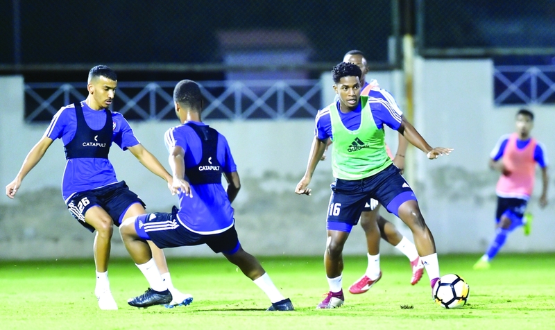 "جانب من تدريبات منتخبنا | تصوير: ضيف الربيعي"