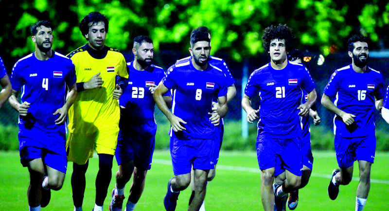 "Ⅶ جانب من تدريبات أسود الرافدين بدبي | البيان"