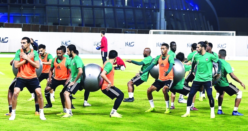 "من تدريبات سابقة للمنتخب | البيان"