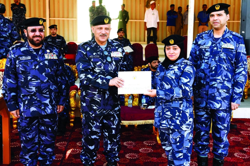 "خلال تكريم إحدى البطلات | البيان"