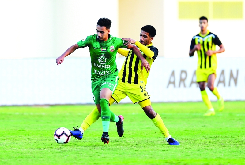 "Ⅶ من لقاء شباب الأهلي أمام اتحاد كلباء | تصوير: زيشان أحمد"