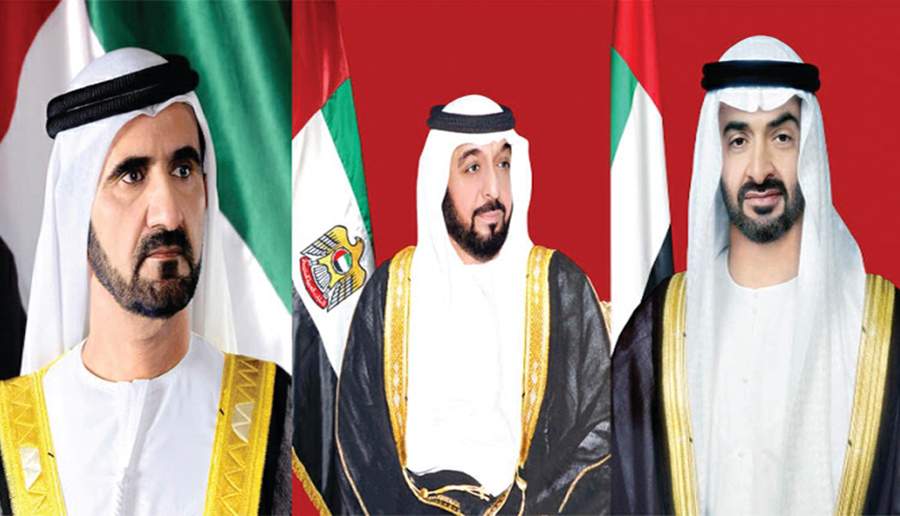 رئيس الدولة ومحمد بن راشد ومحمد بن زايد يعزون رئيس إندونيسيا
