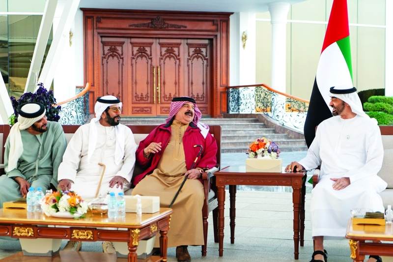 محمد بن زايد:بقيادة خليفة حريصون على علاقاتنـا الأخوية مع البحرين
