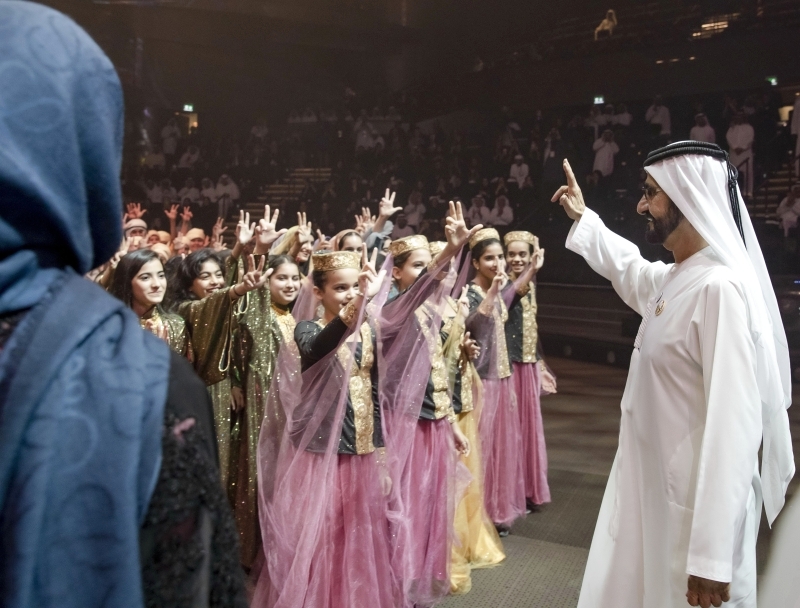 محمد بن راشد رجل المبادرات الإنسانية
