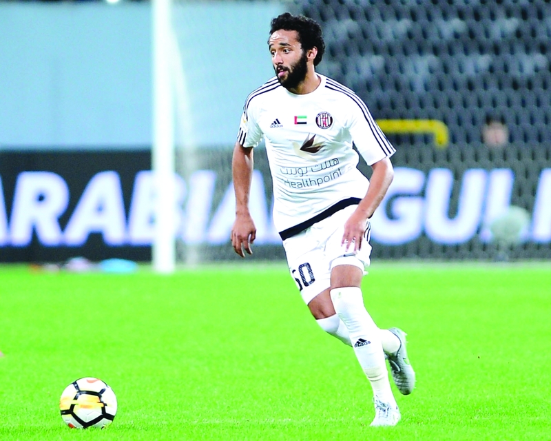 "محمد جمال في إحدى المباريات | البيان"
