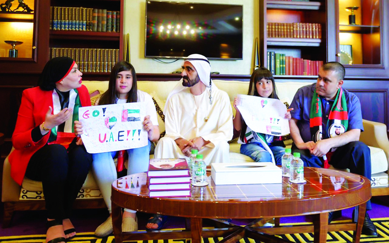 محمد بن راشد لعاشقـة الإمارات: هذا علمك وبلدك