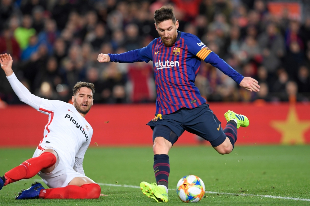 برشلونة يهين إشبيلية بسداسية ويبلغ نصف نهائي كأس إسبانيا