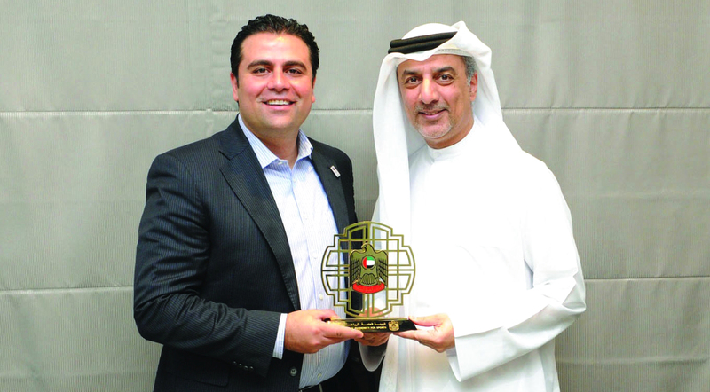 "سعيد عبد الغفار مهدياً المجالي درع الهيئة | البيان"