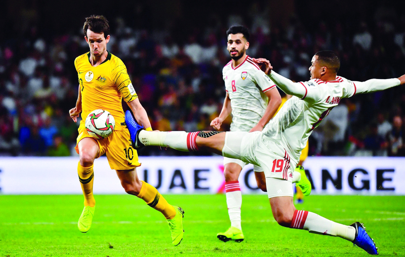 "من مباراة منتخبنا وأستراليا في كأس آسيا الأخيرة | البيان"