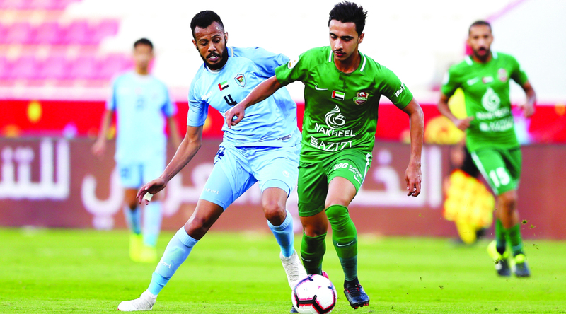 "ياسر الجنيبي خلال مشاركة في إحدى مباريات الدوري | أرشيفية"