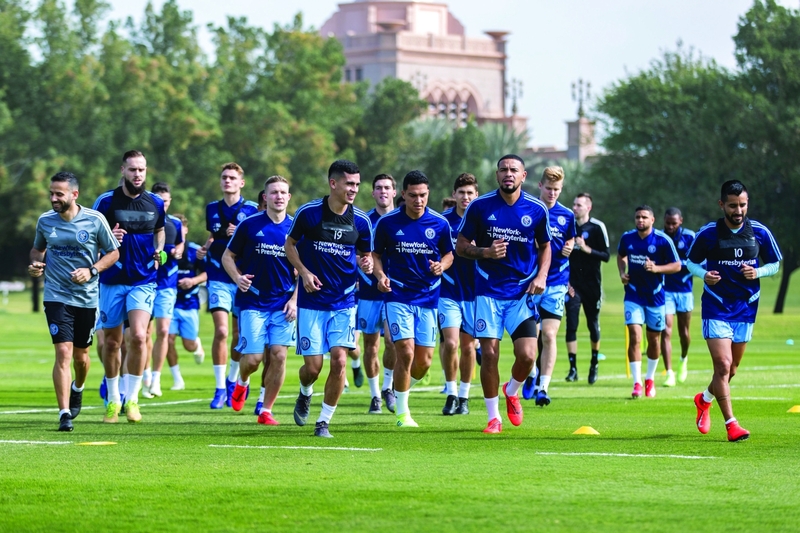«نيويورك سيتي» يختتم معسكره التدريبي الأول في أبوظبي