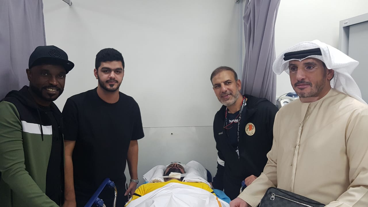 حارس عجمان بخير في مستشفى راشد
