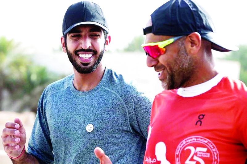 "Ⅶ شخبوط بن نهيان يساند خالد السويدي في التحدي | من المصدر"