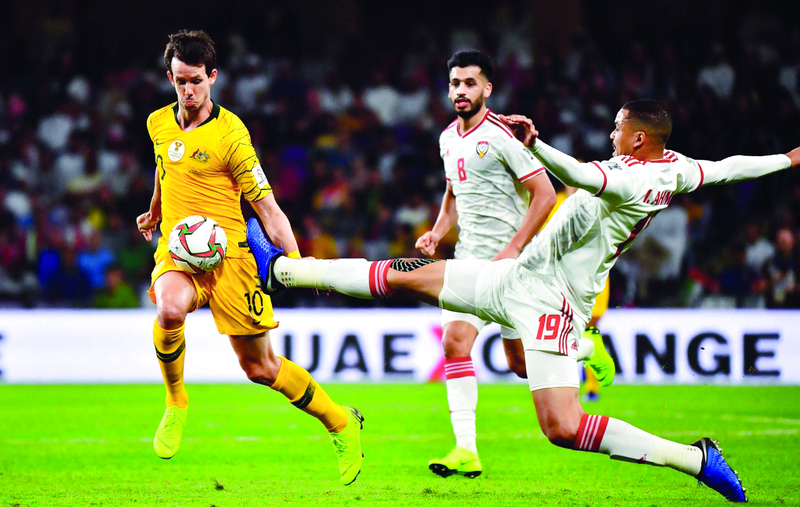 "من مباراة منتخبنا وأستراليا في كأس آسيا الأخيرة | البيان"