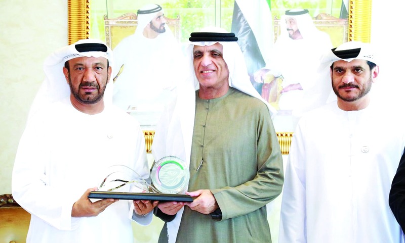 "■ حاكم رأس الخيمة مستقبلاً وفد اتحاد الإمارات للجوجيتسو | وام"