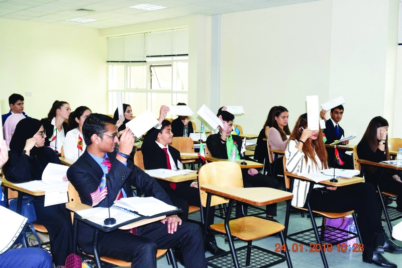 «أمريكية دبي» تنظم مؤتمر نموذج الكونغرس