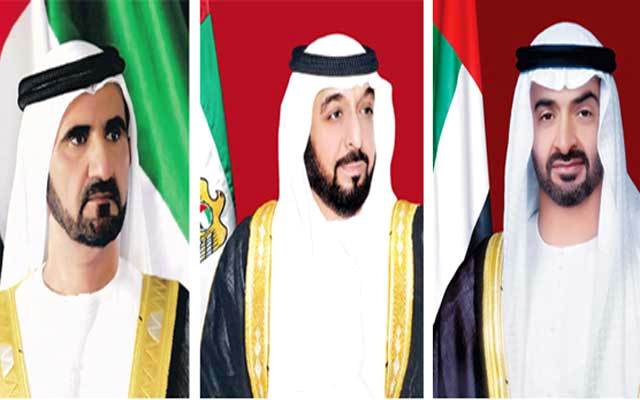 رئيس الدولة و نائبه و محمد بن زايد يعزون الرئيس المصري في ضحايا حريق محطة القطارات
