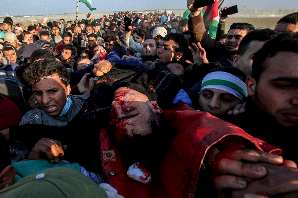 شهيدان فلسطينيان برصاص الاحتلال الاسرائيلي في غزة