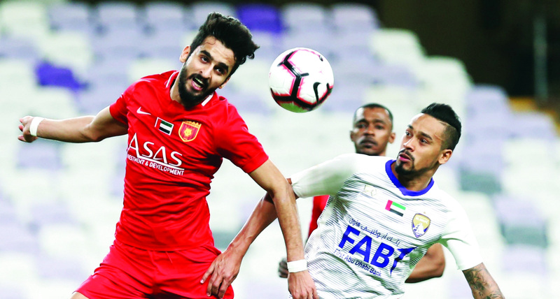 "■ العين يحافظ على وصافة الدوري بتخطي عقبة الفجيرة | تصوير: عمران خالد"