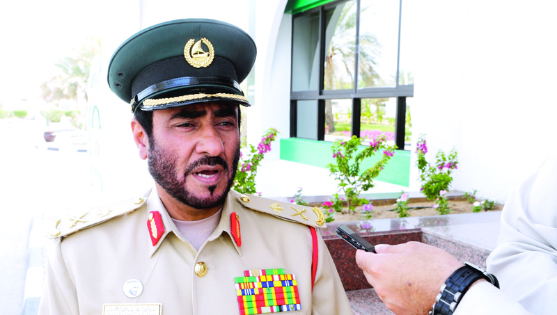 "عبدالله الغيثي متحدثاً لـ«البيان الرياضي» | تصوير - عماد علاء الدين"