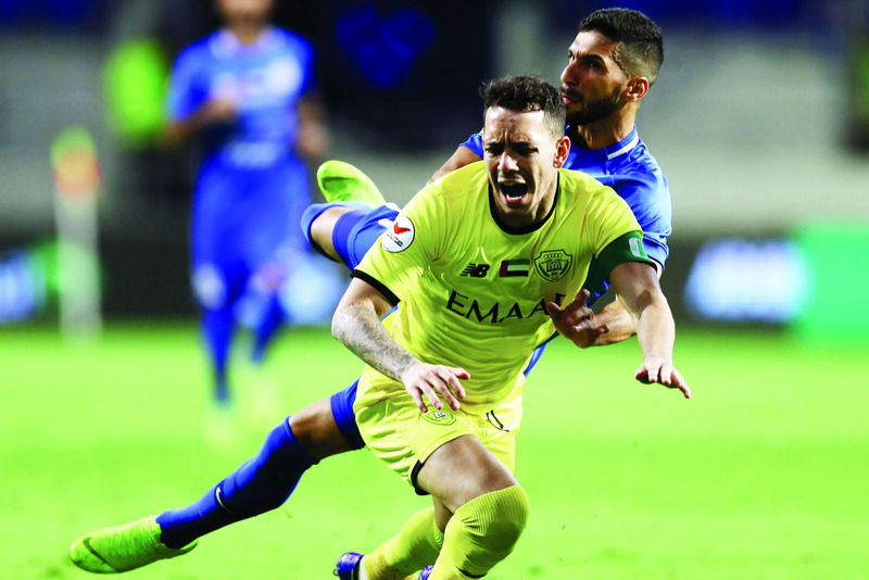 "لقاء مثير بين النصر والوصل | تصوير: سالم خميس"