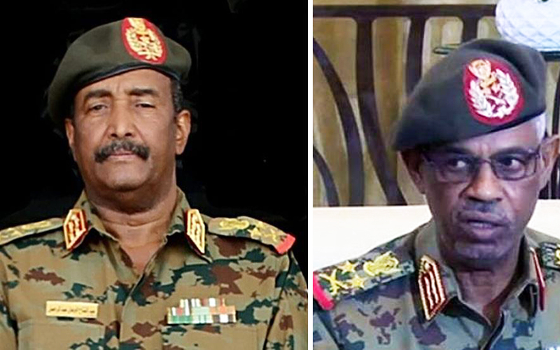 بن عوف يتنحّى.. وبرهان رئيساً للمجلس الانتقالي بالسودان