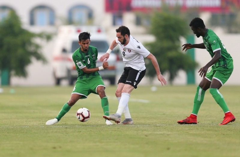 "العروبة تعادل مع الحمرية وتراجع إلى المركز الثالث | تصوير: زيشان احمد"